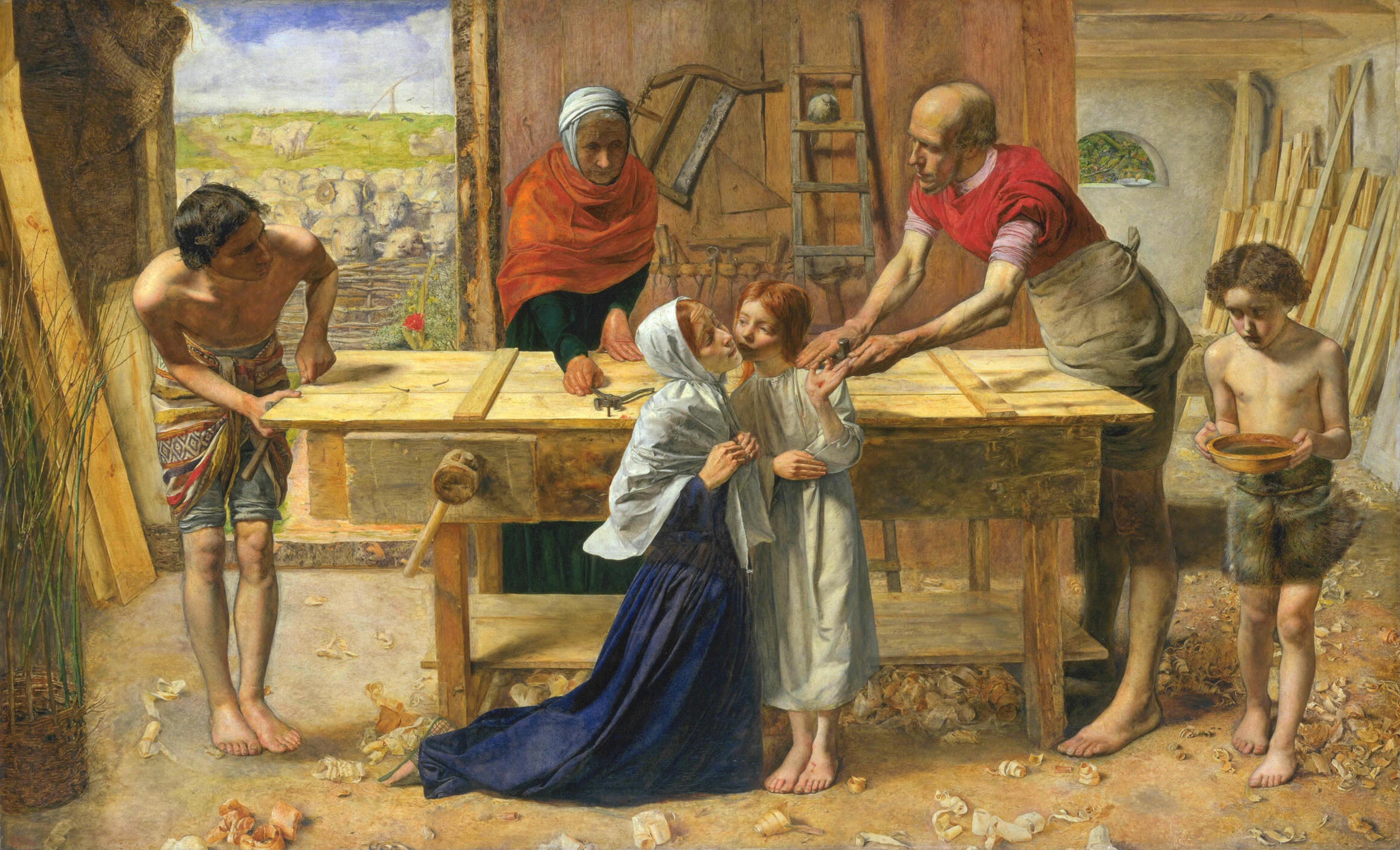 John Brett and John Everett Millais, 19c painters and contemporaries